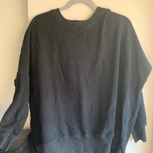 aerie Oversized Sweatshirt in Black